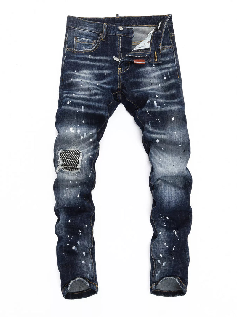Rivière™ Distressed Slim Fit Jeans